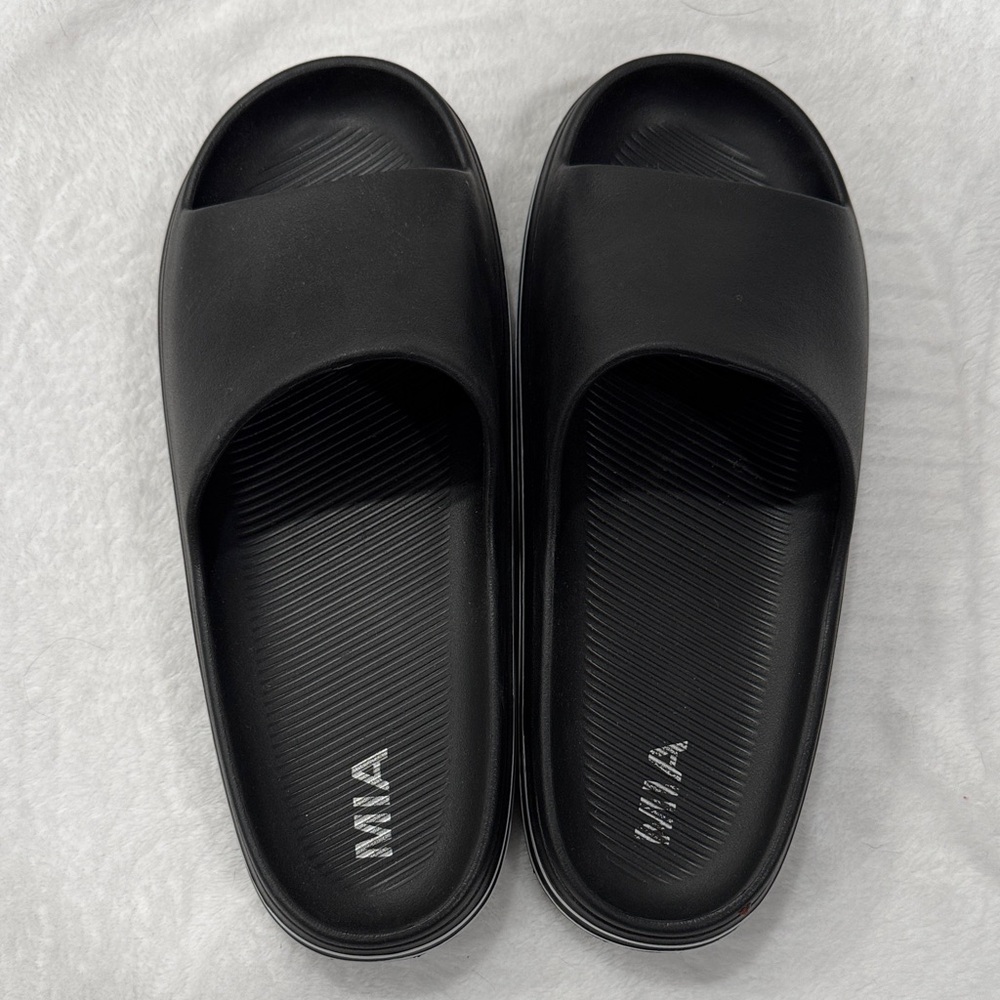 MIA Classic Black Slide Sandals
